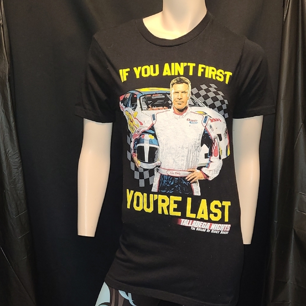 TALLADEGA NIGHTS The Ballad Of Ricky Bobby T-Shirt MENS SMALL Will Farrel